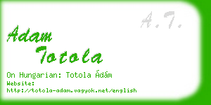 adam totola business card
